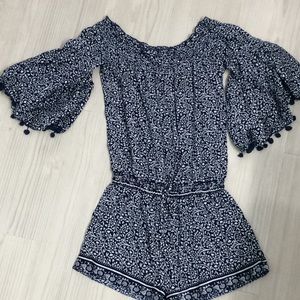 Anthropologie off the shoulder romper S